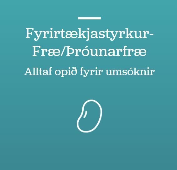 Auglýst er eftir umsóknum í Fræ og Þróunarfræ