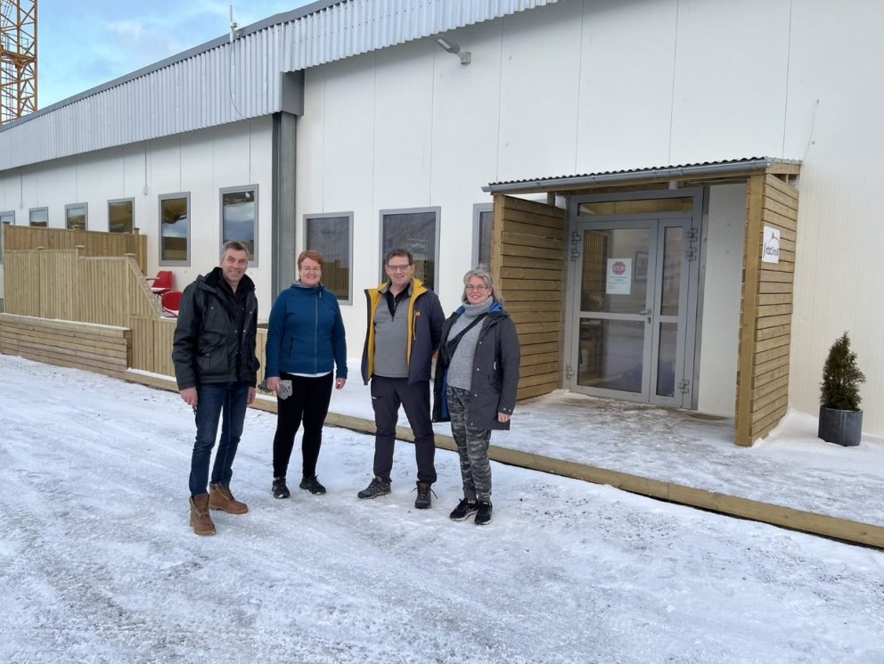 Ferðafélagarnir: Jón Ingi, Katrín, Rögnvaldur og Monika