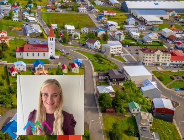 Ljósmynd af Siglufirði frá MN - Myndin er samsett