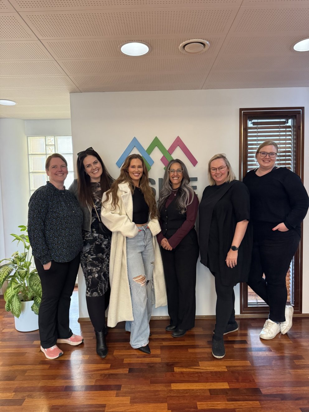 Frá vinstri: Albertína Friðbjörg Elíasdóttir. Sólveig Gunnarsdóttir, Steinunn Ósk Valsdóttir, Fida A…