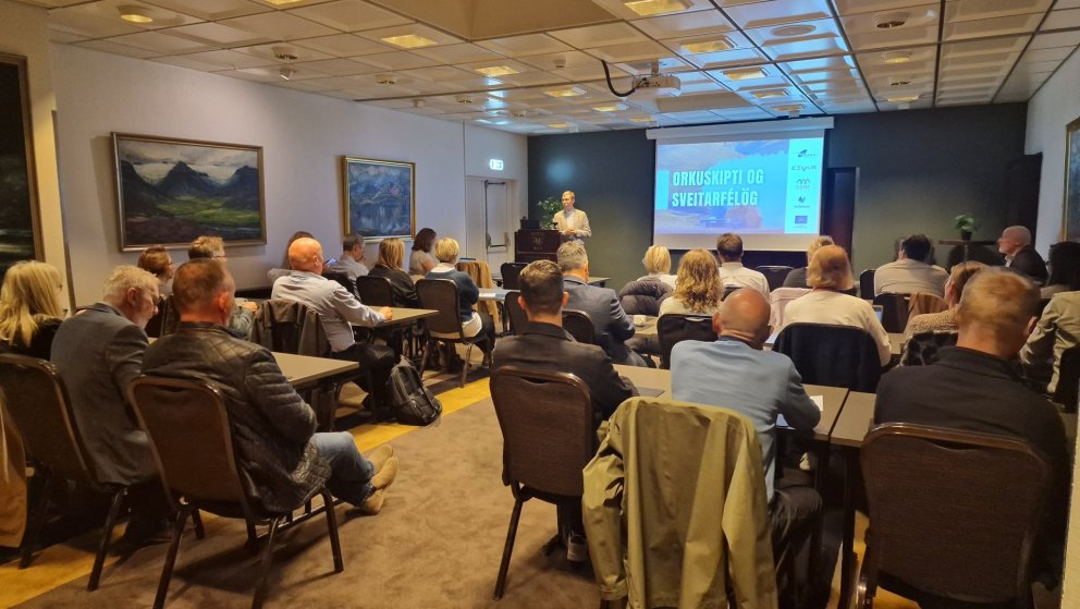 Frá kynningarfundi verkefnisins sem haldinn var á Akureyri í dag.