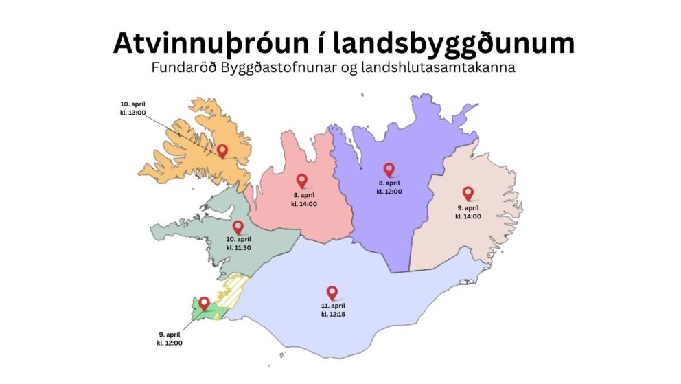Opinn fundur um atvinnuþróun og fjármögnun 8. apríl