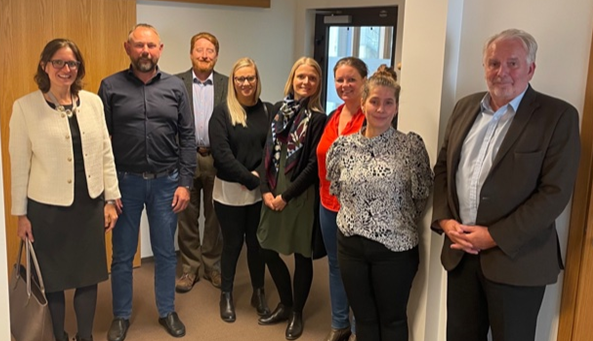 Breski sendiherrann heimsótti SSNE