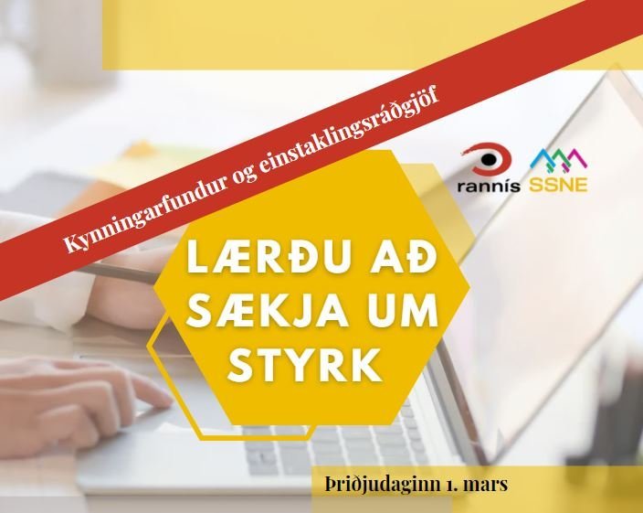 Lærðu að sækja um styrk - Kynningarfundur og einstaklingsráðgjöf Rannís og SSNE
