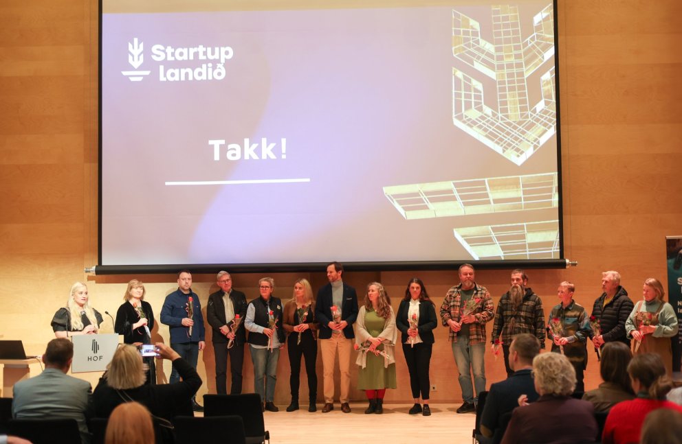 Tólf nýsköpunarverkefni klára Startup Landið 2025