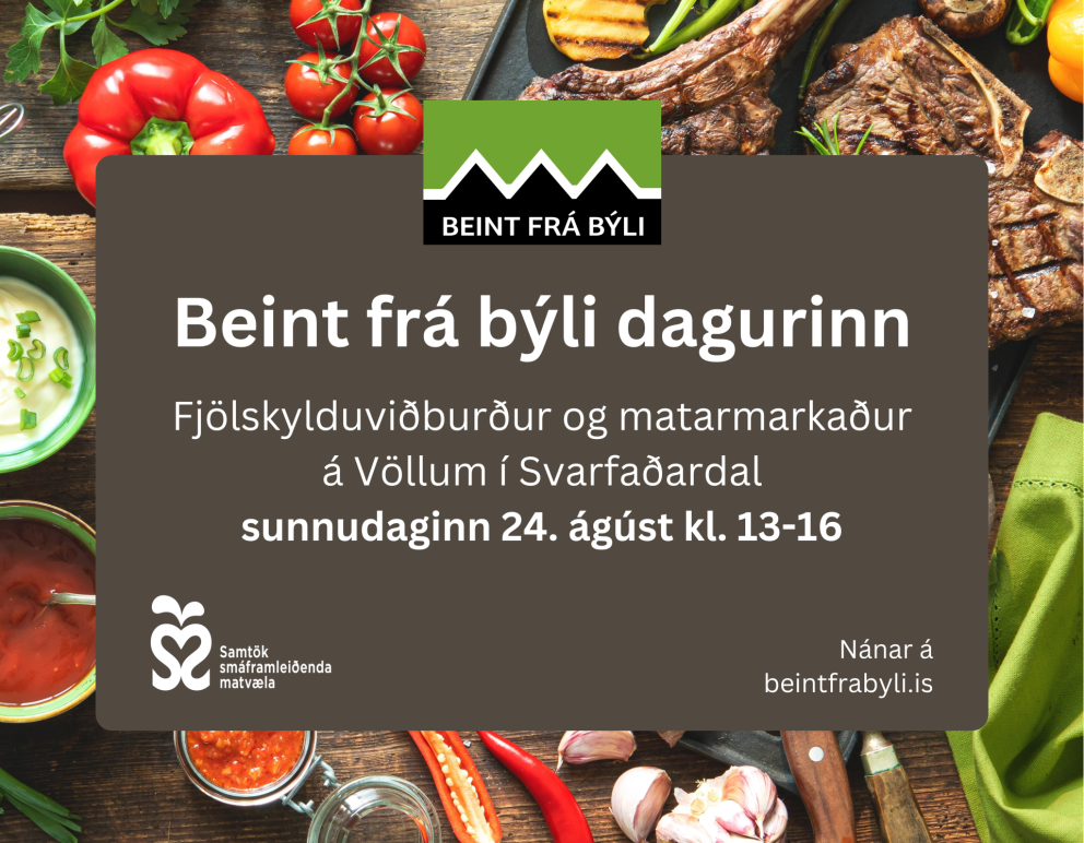 Fyrsti Beint frá býli dagurinn var fyrst haldinn fyrir tveimur árum og var tilefnið 15 ára afmæli fé…