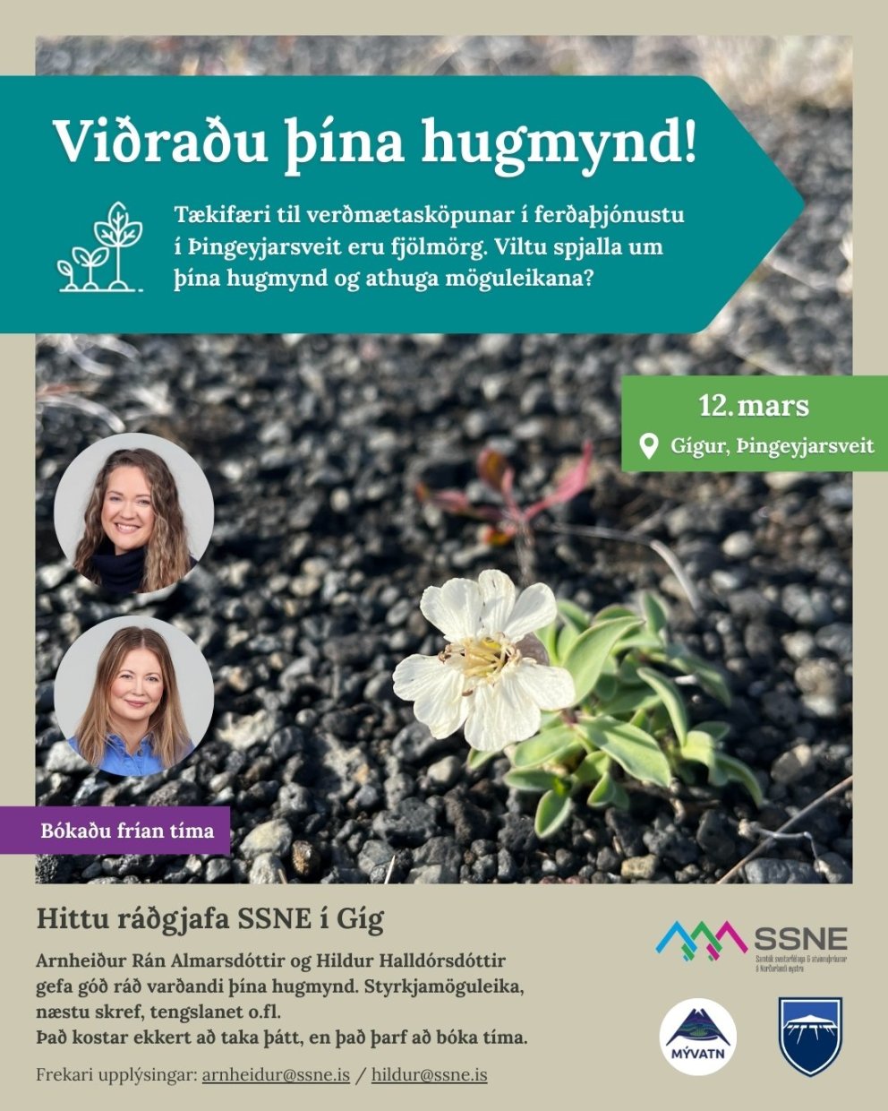 Viðraðu þín hugmynd!