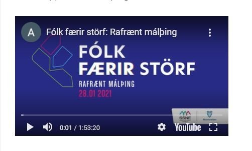 Kraftur og bjartsýni einkenndu málþingið „Fólk færir störf“