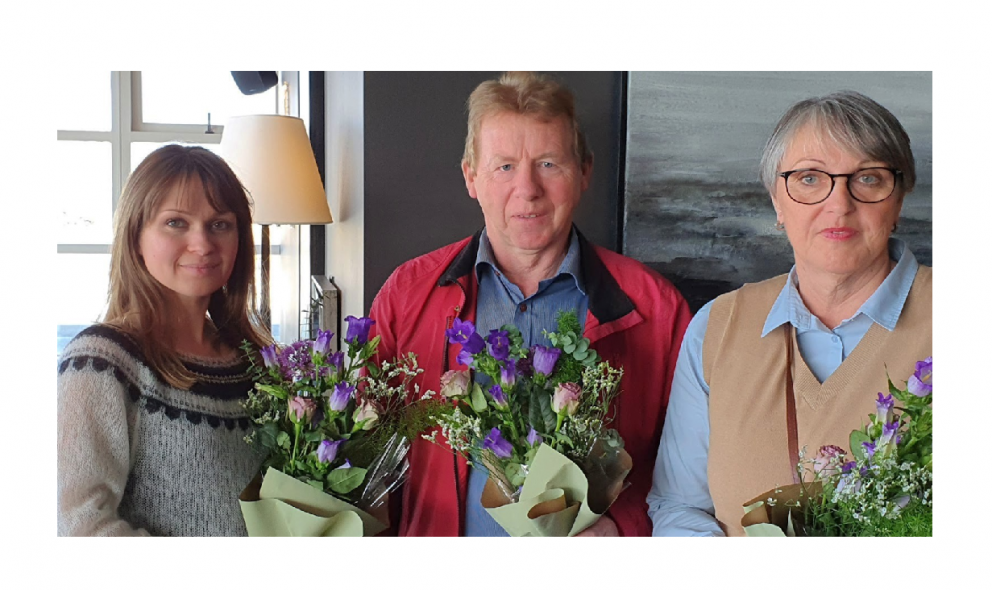 Vigdís Rún Jónsdóttir SSNE, Ingibergur Guðmundsson SSNV og Björk Guðjónsdóttir SSS voru leyst út með…