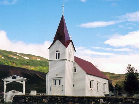 Grenivíkurkirkja. Ljósmynd: Friðjón Árnason