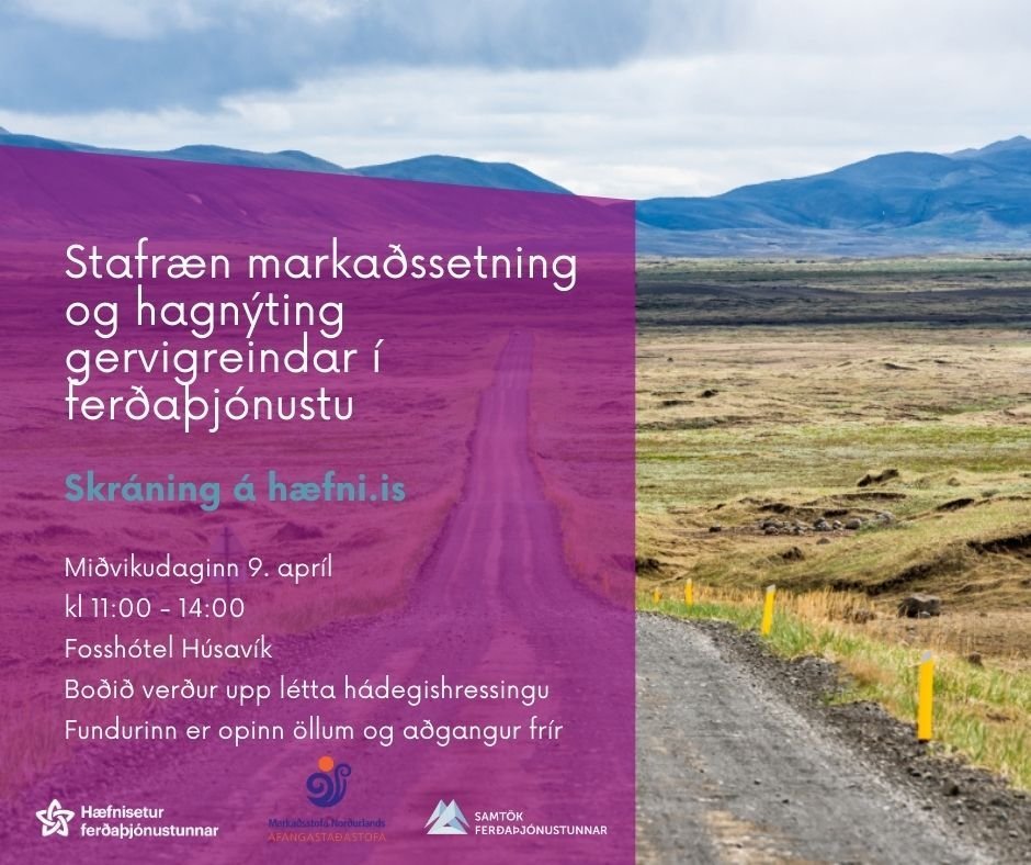 Fundur um markaðssetningu og gervigreind í ferðaþjónustu