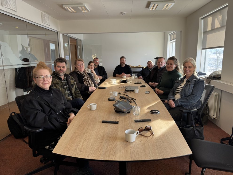 Frá fundi stjórnar á Laugum.