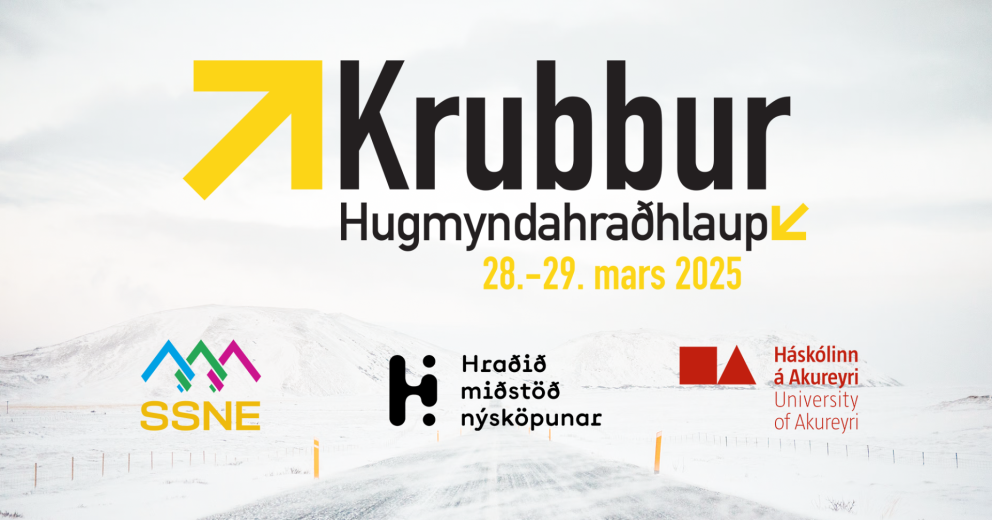 ,,Verið velkomin með okkur í hugarflug, við pökkum fyrir ykkur innblæstri, reynslu og þekkingu í bak…