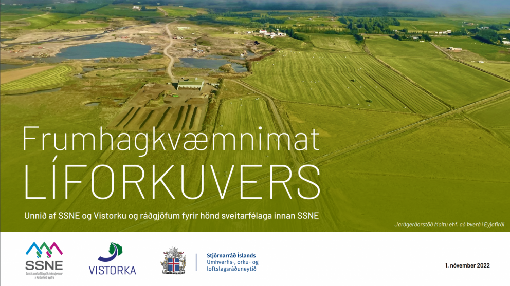 Frumhagkvæmnimat Líforkuvers komið út