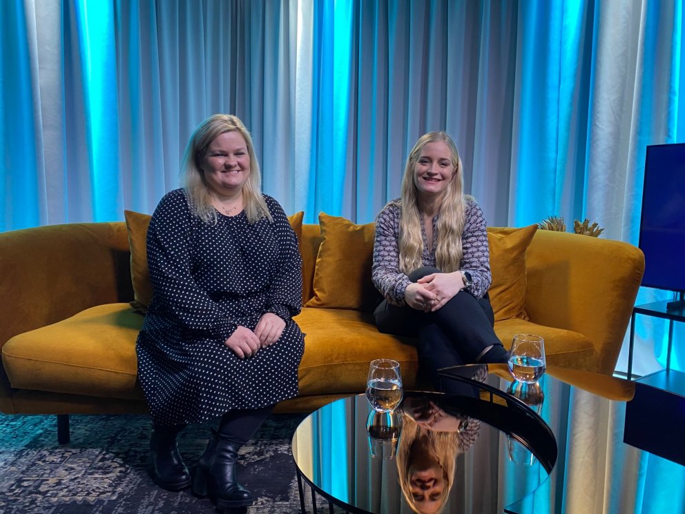 Arnheiður Jóhannsdóttir og Anna Lind Björnsdóttir.