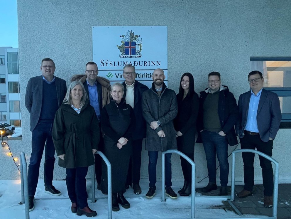 Fulltrúar innviðaráðuneytisins, Byggðastofnunar, Útlendingastofnunar og Sýslumannsins á Norðurlandi …