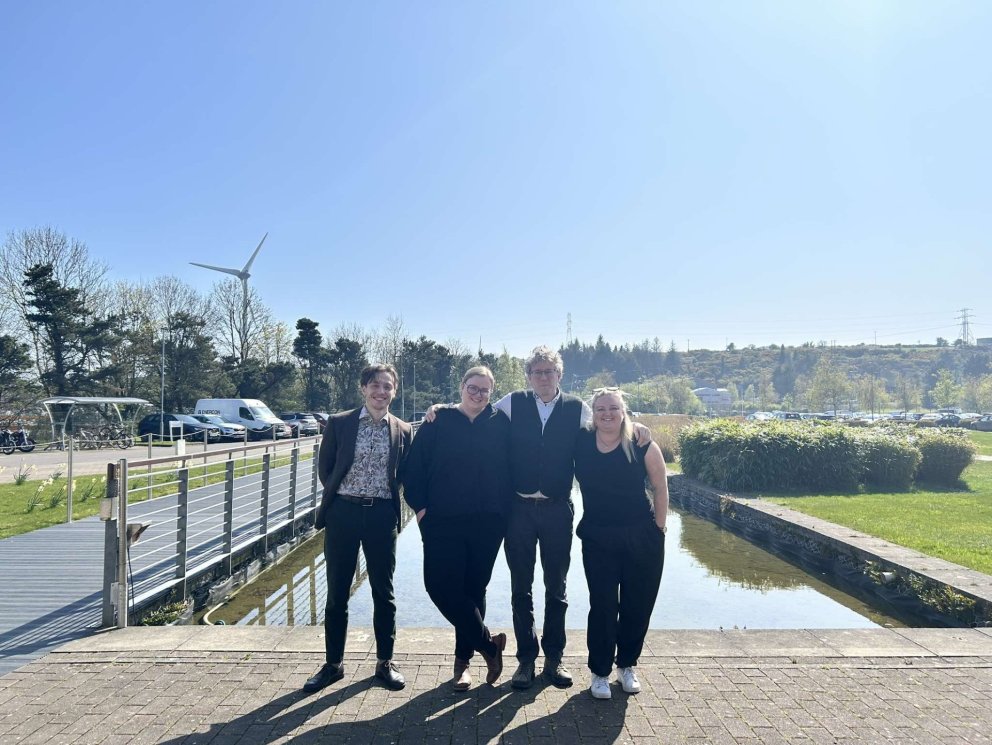 Fulltrúar íslensku þátttakenda verkefnisins. Friðrik Þórsson fyrir hönd Norðurslóðanetsins, Kristín …