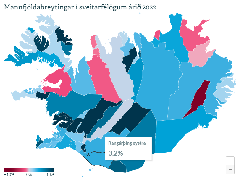 Mannfjöldabreytingar 2022