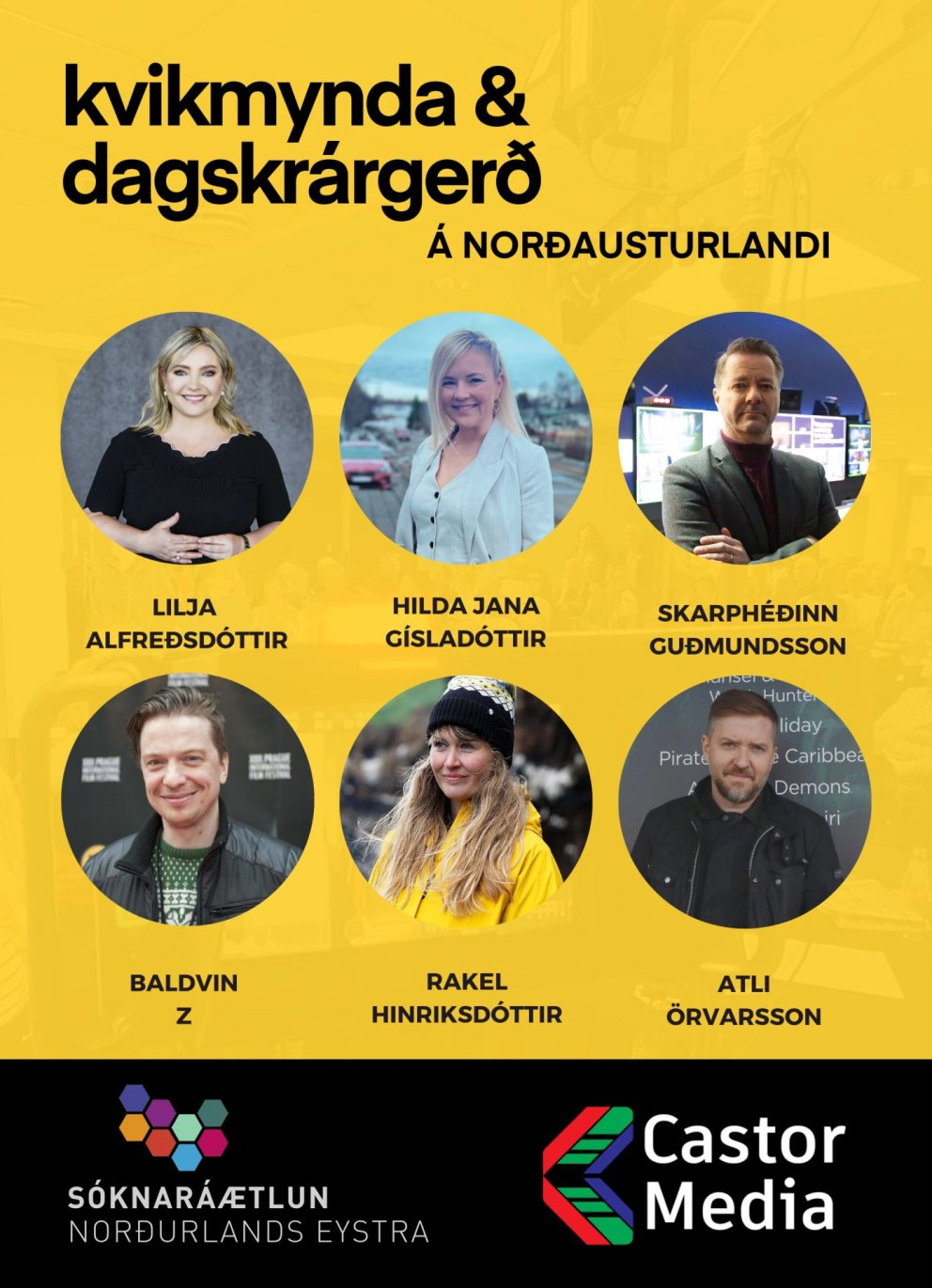 Fjölbreyttur hópur í pallborði um tækifæri og áskoranir í kvikmynda- og dagskrárgerð á landsbyggðum