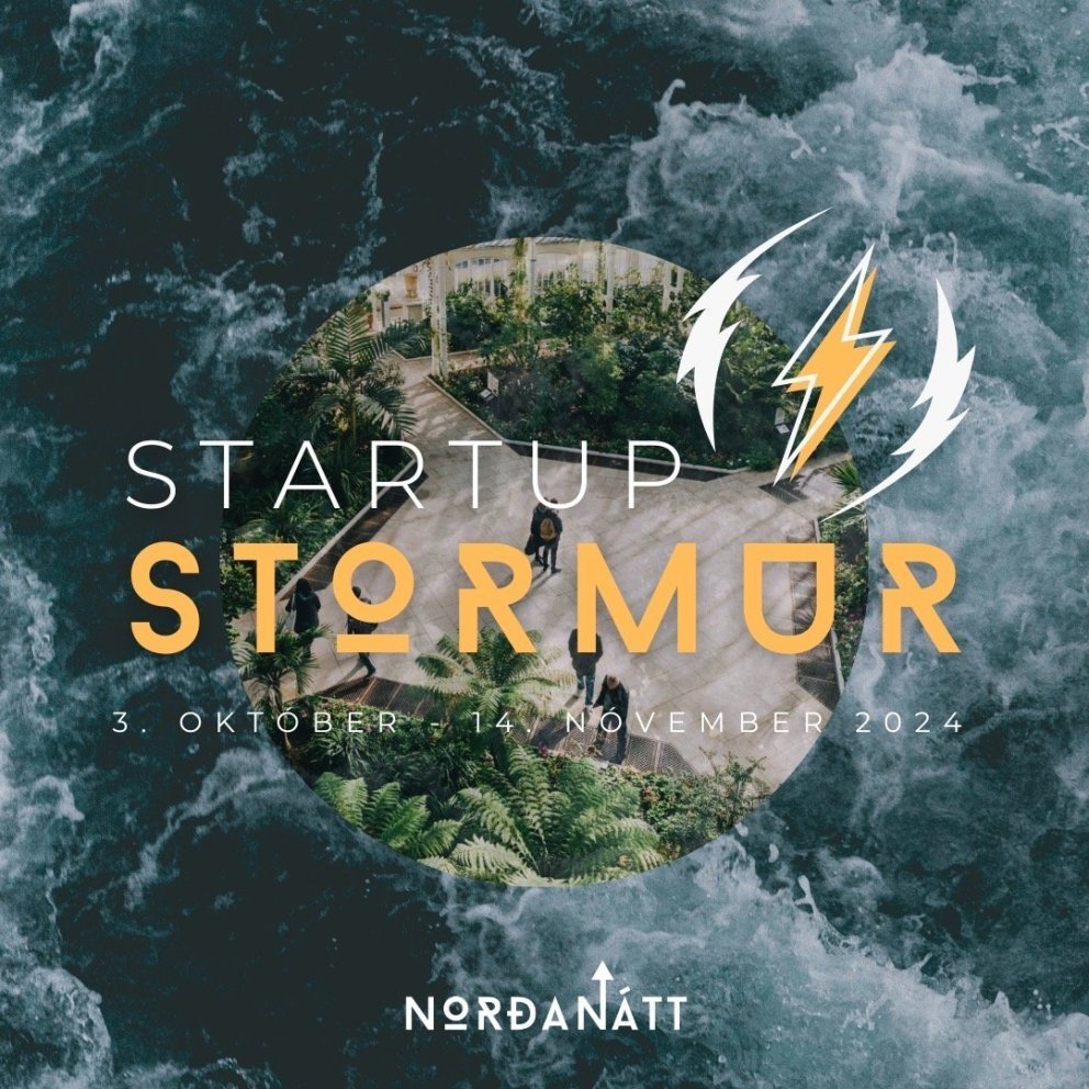 Sjö teymi taka þátt í Startup Stormi 2024!