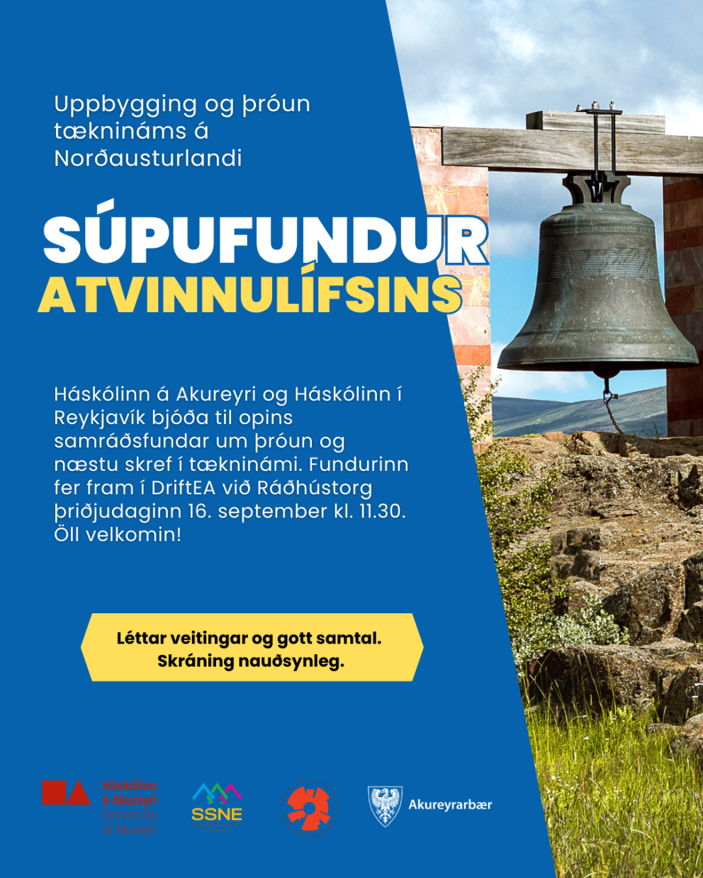 Samráðsfundur um framtíð tæknináms á Norðausturlandi