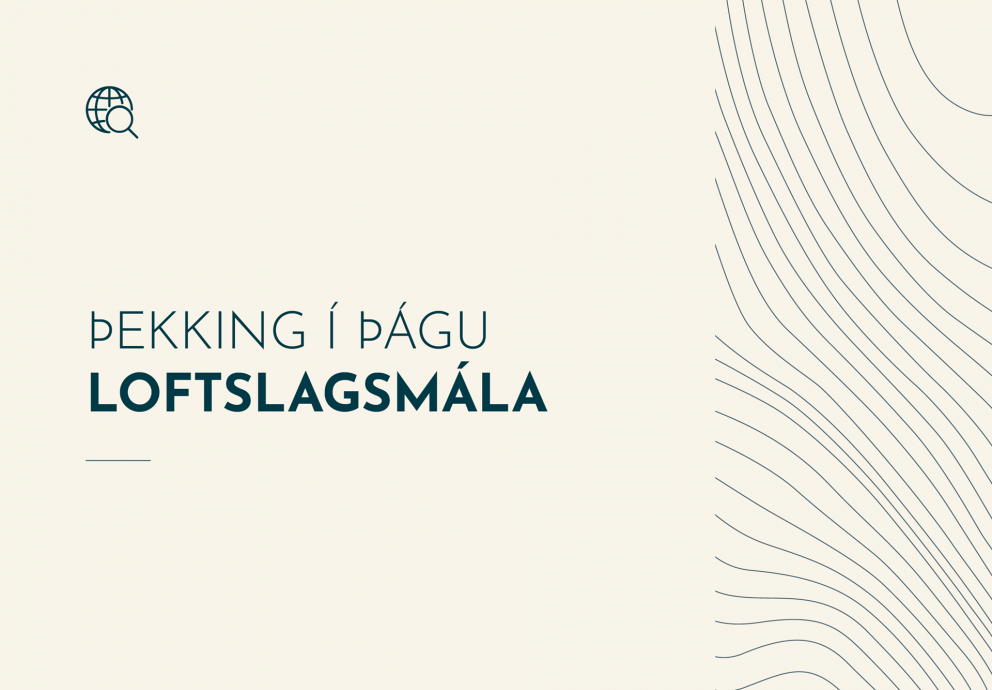 Þekking í þágu loftlagsmála - úttekt og greining á notkun vísinda við ákvörðunartöku