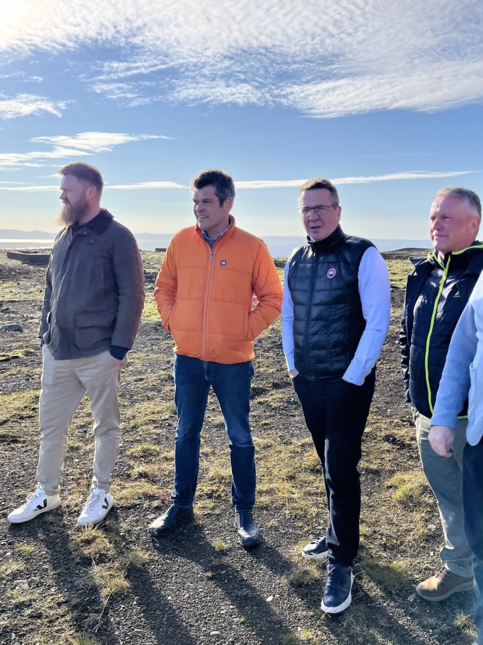 Langanesið heimsótt í ferð ráðherra og fylgdarliðs.