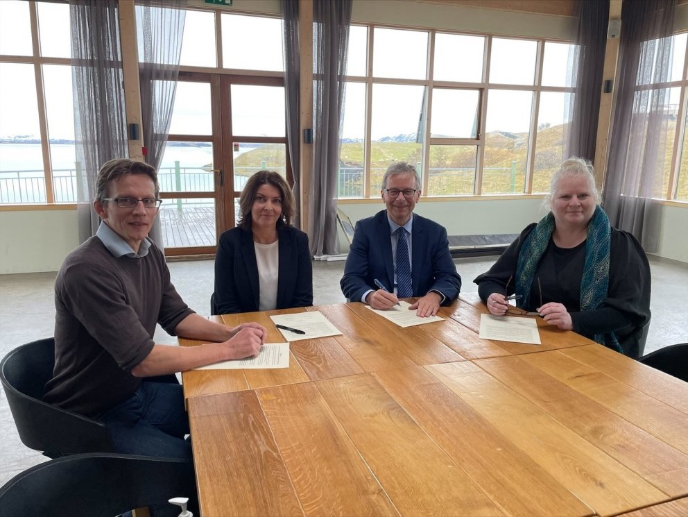 Sveinn Margeirsson, sveitarstjóri Skútustaðahrepps, Dagbjört Jónsdóttir, sveitarstjóri Þingeyjarsvei…
