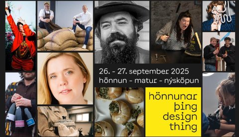  Uppskeruhátíð skapandi greina þar sem hönnun og nýsköpun mætast á nýstárlegan hátt hjúpuð mat á Húsavík!