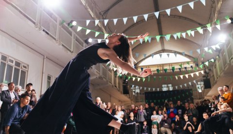 Dansarar úr Íslenska dansflokknum á opnun Listahátíðar 2024. 
Ljósmyndari: Juliette Rowland