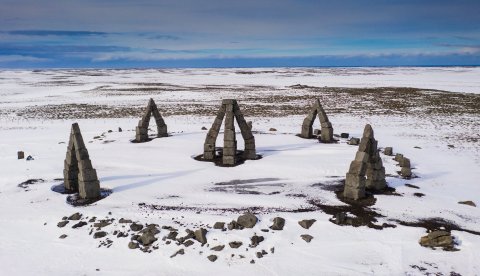 Heimskautsgerðið við Raufarhöfn. Ljósmynd: Markaðsstofa Norðurlands.