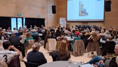 Húsfyllir var á farsældadegi í Hofi á föstudag. Mynd: Örlygur