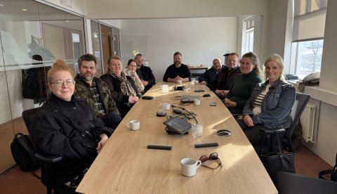 Frá fundi stjórnar á Laugum.