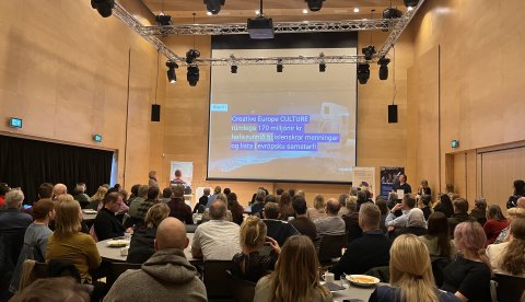 Rúmlega 170 milljónir íslenskra króna hafa runnið til íslenskrar menningar og lista í evrópsku samstarfi