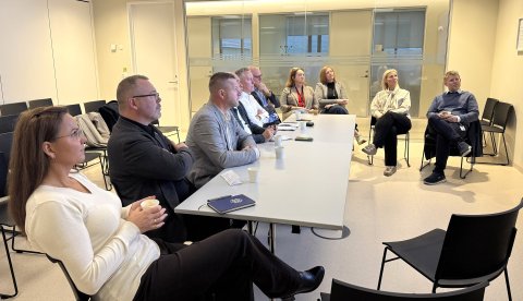Fundað með þingmönnum Norðausturkjördæmis í kjördæmaviku. Mynd: Albertína Friðbjörg Elíasdóttir