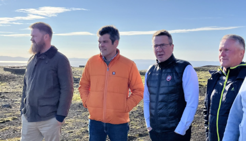Langanesið heimsótt í ferð ráðherra og fylgdarliðs.